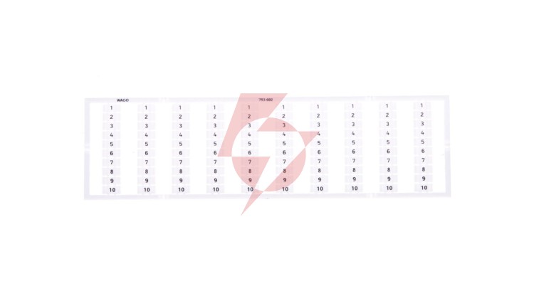 Oznaczniki WMB 10x 1-10 793-602 /5szt./