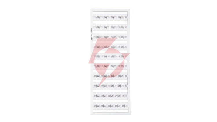 Ramka z oznacznikami 10x 21-30 209-504 /5szt./