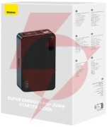 Powerbank booster baseus super jump starter c00245700111-00 12000mah 12v 1200a + kable krokodylki