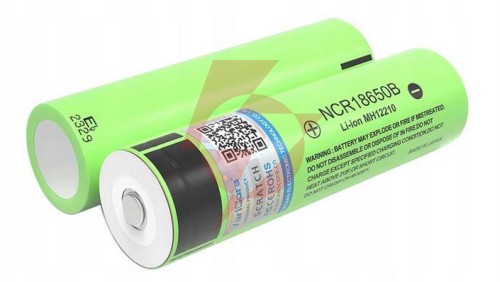 Akumulator 18650 liitokala ncr18650b 3400mah (1 szt.) z zabezpieczeniem