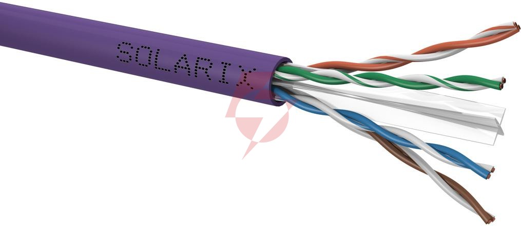 Kabel skrętka solarix cat.6 u/utp lsoh dca 305m