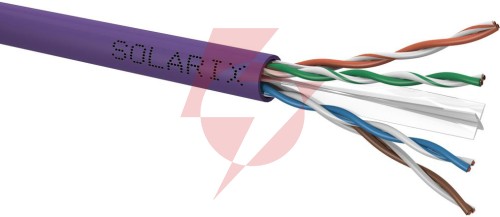 Kabel skrętka solarix cat.6 u/utp lsoh dca 305m