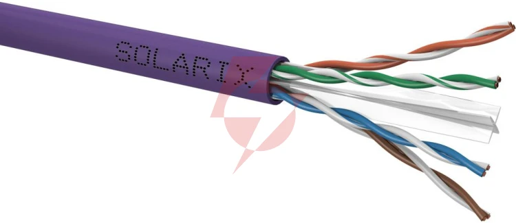 Kabel skrętka solarix cat.6 u/utp lsoh dca 305m