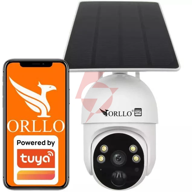 Kamera ip bezprzewodowa 4g lte obrotowa z panelem solarnym orllo tz1 pro