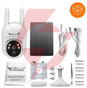 Kamera ip bezprzewodowa 4g lte obrotowa z panelem solarnym orllo tz1 pro