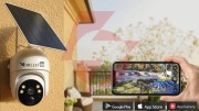 Kamera ip bezprzewodowa 4g lte obrotowa z panelem solarnym orllo tz1 pro