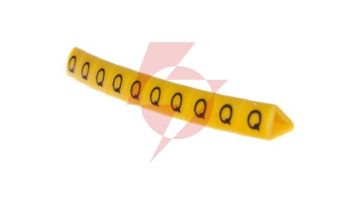 Oznacznik przewodów OZ-1/Q żółty E04ZP-01020203900 /100szt./
