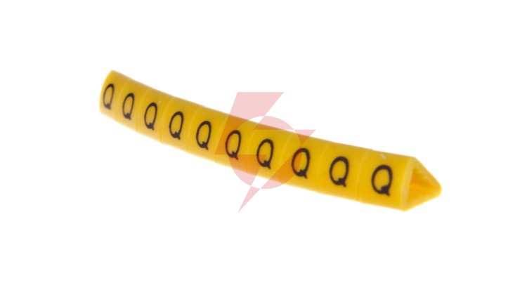Oznacznik przewodów OZ-1/Q żółty E04ZP-01020203900 /100szt./