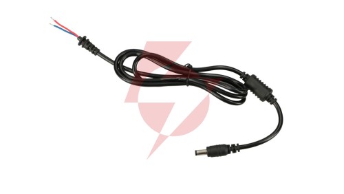 Kabel zasilający prosty DC JACK 5.5/2.1mm 1m Extralink