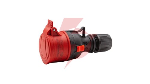 Gniazdo przenośne proste GPP 32/4 TYP B BLACK 921888