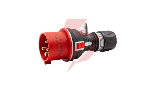 Wtyczka przenośna prosta WPP 16/4 PREMIUM BLACK 922091