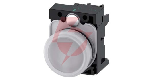 Lampka sygnalizacyjna kompletna 22mm biała LED 24V AC-DC tworzywo przył śrubowe SIRIUS ACT 3SU1102-6AA60-1AA0