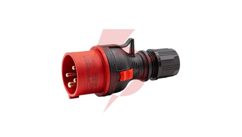 Wtyczka przenośna prosta WPP 32/4 TYP B BLACK 922088