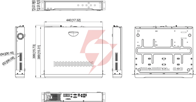 Rejestrator ip hikvision ds-7732ni-m4