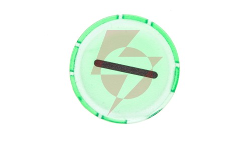 Soczewka przycisku 22mm płaska zielona z symbolem START I M22-XDL-G-X1 218295