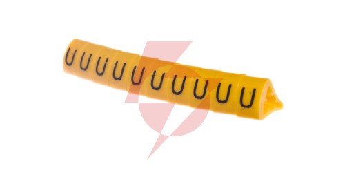 Oznacznik przewodów OZ-2/U żółty E04ZP-01020403300 /100szt./