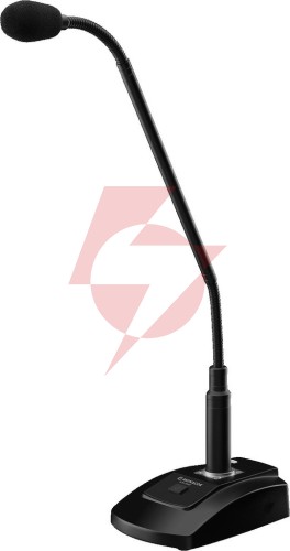 Mikrofon pulpitowy pa (push-to-talk) z modułem dante® ecm-300dt monacor