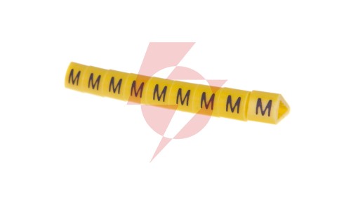 Oznacznik przewodów OZ-1/M żółty E04ZP-01020203500 /100szt./