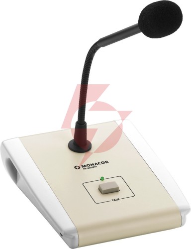 Mikrofon pulpitowy pa (push-to-talk) pa-4000ptt monacor