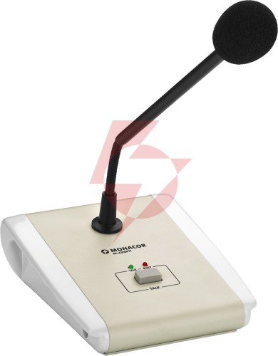 Mikrofon pulpitowy pa (push-to-talk) pa-4300ptt monacor