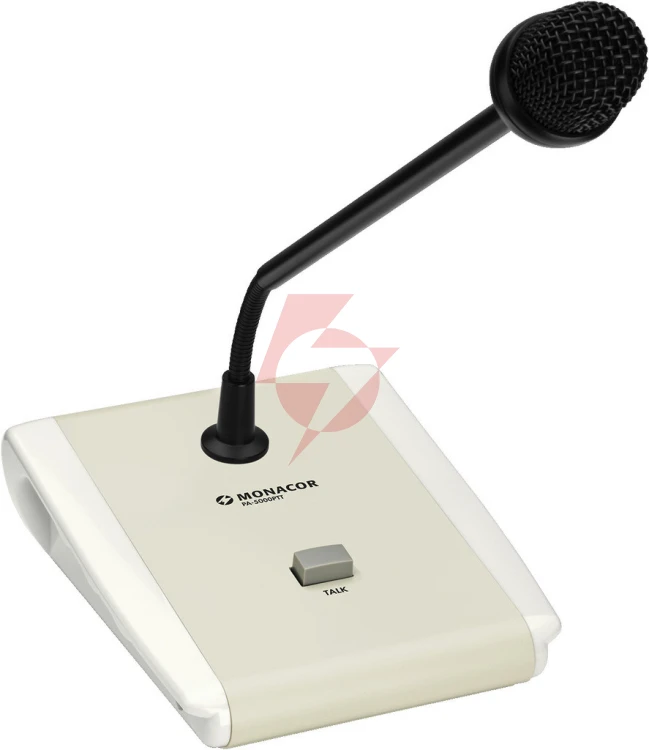 Mikrofon pulpitowy pa (push-to-talk) pa-5000ptt monacor