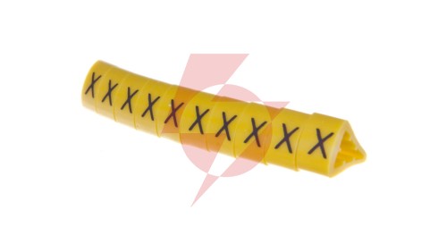 Oznacznik przewodów OZ-2/X żółty E04ZP-01020403600 /100szt./