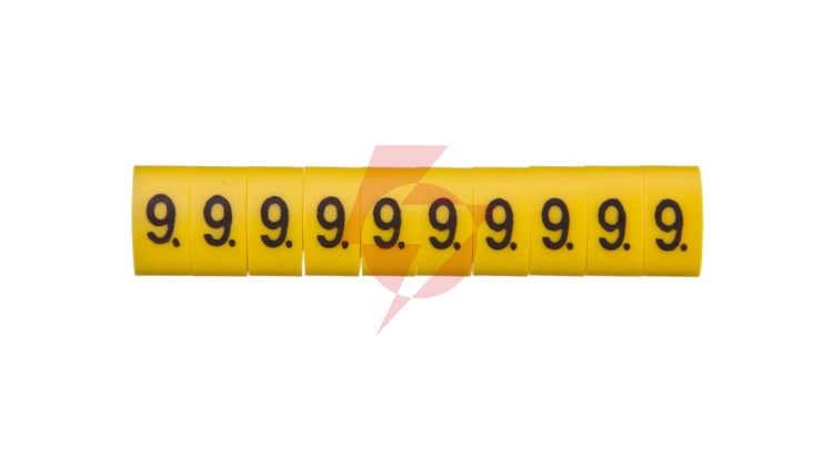 Oznacznik przewodów OZ-3/9 żółty E04ZP-01020501000 /100szt./