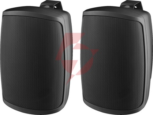 Para 2-drożnych kolumn głośnikowych, czarne wall-05t/sw monacor