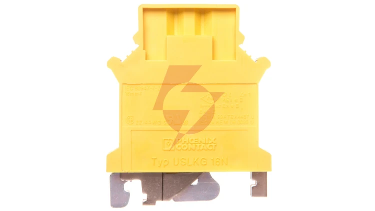 Złączka szynowa 2-przewodowa 16mm2 żółto-zielona EX PE USLKG 16/N 0443023 /50szt./