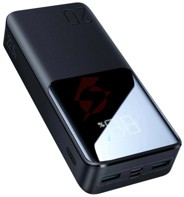 Powerbank joyroom jr-qp192 star series mini 20000 mah 22,5 w pd qc 3.0 1x usb-c 2x usb-a czarny