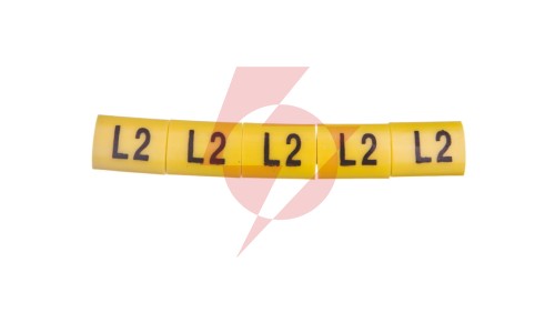 Oznacznik przewodów OZ-2/l2 żółty E04ZP-01020404900 /100szt./
