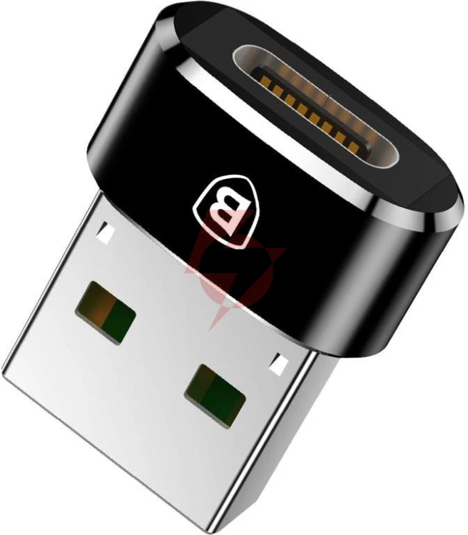 Adapter przejściówka otg usb-c / usb-a baseus mini caaotg-01 czarna