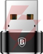 Adapter przejściówka otg usb-c / usb-a baseus mini caaotg-01 czarna