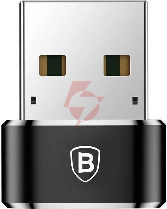 Adapter przejściówka otg usb-c / usb-a baseus mini caaotg-01 czarna