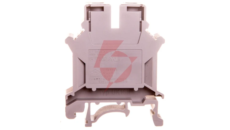 Złączka szynowa przepustowa 2-przewodowa 2,5-25mm2 szara UK 16 N 3006043