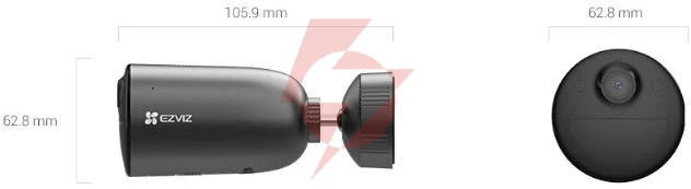 Kamera ip bezprzewodowa ezviz eb3 typ-c