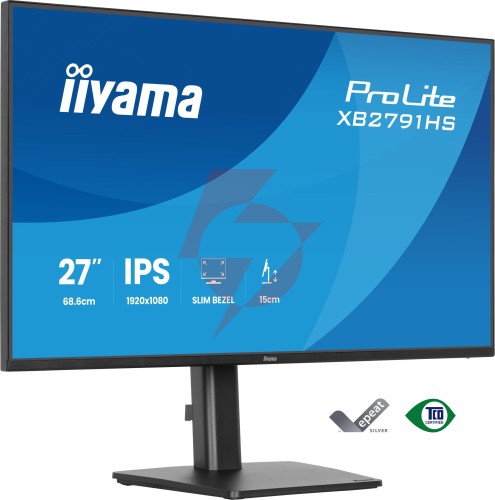 Monitor led iiyama xb2791hs-b1 hdmi displayport ips 120hz 1ms has pivot głośniki