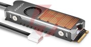 Radiator do dysków axagon clr-m2fan m.2 ssd 13mm z wentylatorem