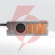 Radiator do dysków axagon clr-m2fan m.2 ssd 13mm z wentylatorem