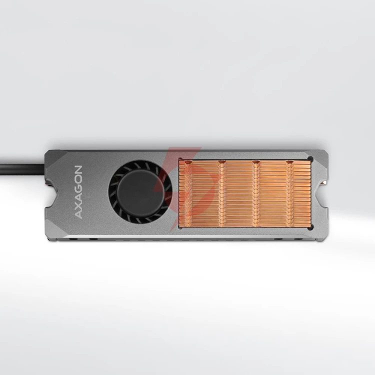 Radiator do dysków axagon clr-m2fan m.2 ssd 13mm z wentylatorem