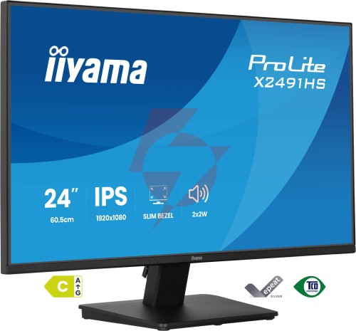 Monitor led iiyama xb2491hs-b1 hdmi displayport ips 120hz 1ms has pivot głośniki