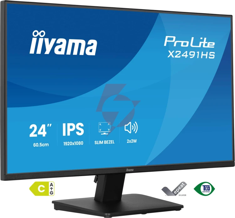Monitor led iiyama xb2491hs-b1 hdmi displayport ips 120hz 1ms has pivot głośniki