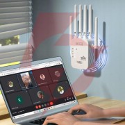 Wzmacniacz sygnału zasięgu sieci wifi 5g repeater zewnętrzny extender zenwire wdr611u 300 mb/s