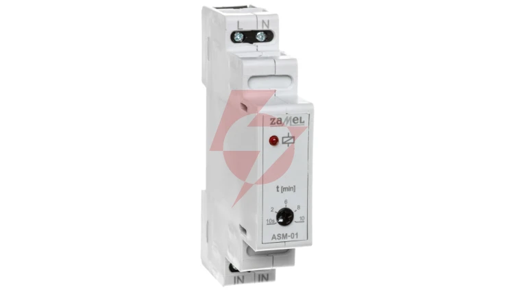 Automat schodowy 16A 230V AC 4000VA 1Z 10 s do 10 min ASM-01 EXT10000004