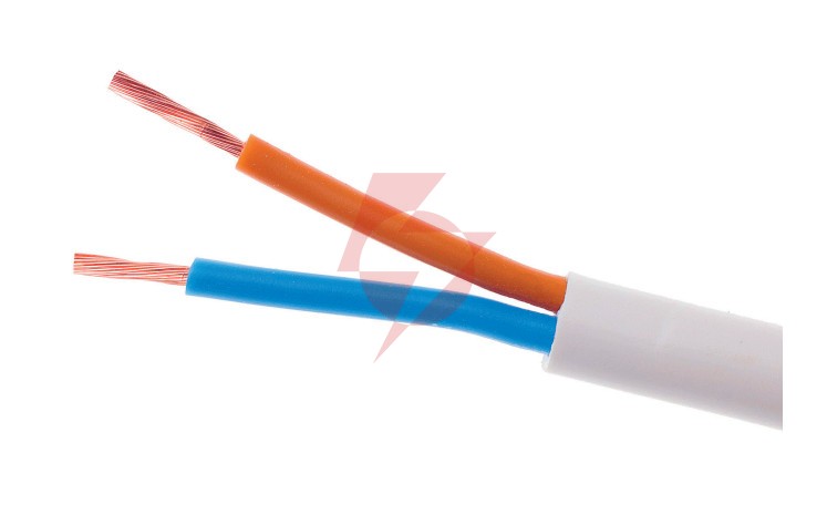 Przewód elektryczny linka h03vv-f omy 2x1mm2 300v elektrokabel biały 100m