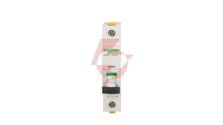 Wyłącznik nadprądowy 1P D 20A 6kA AC iC60N-D20 Acti9 A9F05120