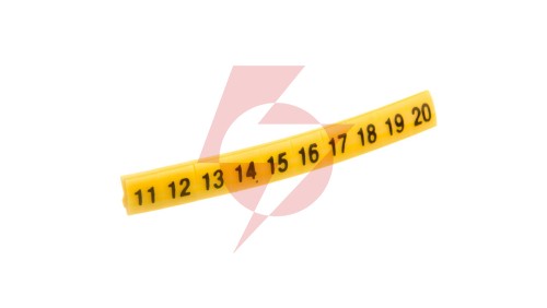 Oznacznik do złączek EZ-5/11-20 żółty R34RR-02050301300 /100szt./