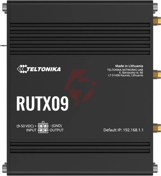 Teltonika rutx09 router przemysłowy 4g / lte (rutx0920b200)