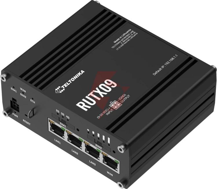 Teltonika rutx09 router przemysłowy 4g / lte (rutx0920b200)