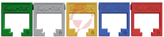 Moduł keystone beznarzędziowy samozaciskowy solarix cat.6 stp rj45 ral fit